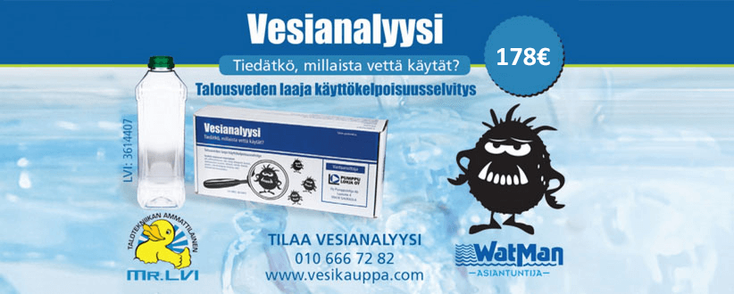 Watman vesianalyysit