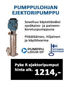 Pyke R ejektoripumput hinta alk 1214 €