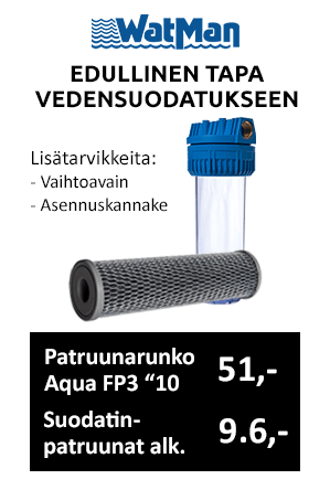 Watman suodatinpatruunarunko Aqua FP3 10