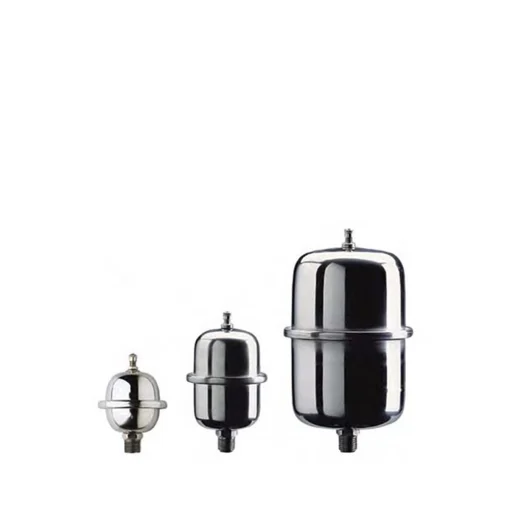 Pieni 8l kalvopainesäiliö Zilmet Zil Inox Pro paineiskujen tasaamiseen. LVI-nro: 3436808