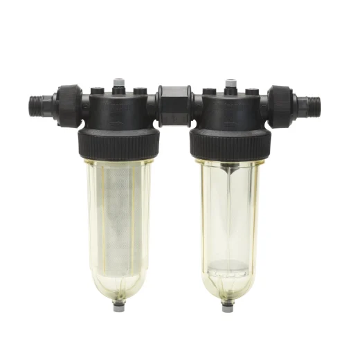 Keskipakoisvoimaan perustuva Cintropur NW 25 DUO-CTN 3/4" + 1” vedensuodatin. Tuotenro: 13808