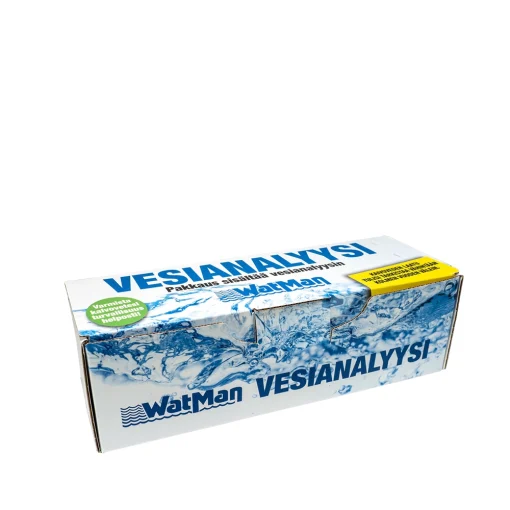 Watman perus vesianalyysillä testaat kaivoveden laadun. Tarkista kaivoveden puhtaus 3 vuoden välein. LVI: 3614200