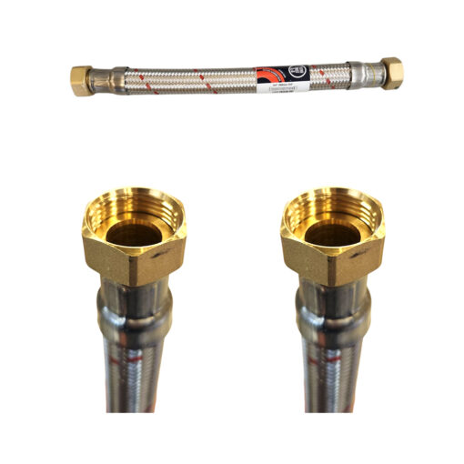 Joustava happidiffuusiosuojattu kytkentäletku SK 3/4" x SK 3/4" O2B – 300mm kemikaaleille ja käyttövedelle. Tuotenro: 6572142