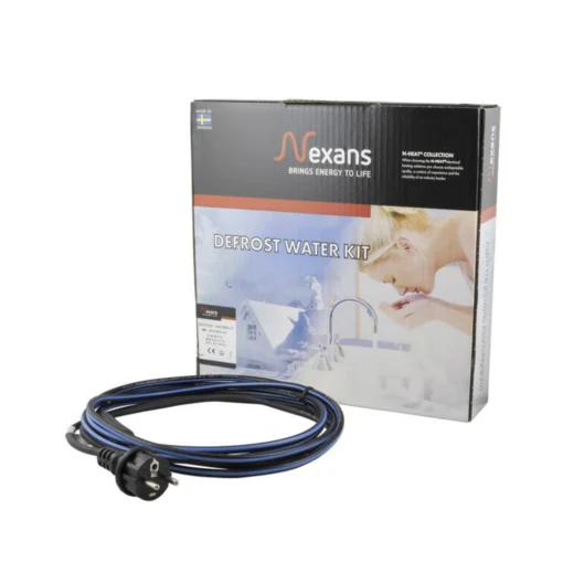 Nexans Defrost Water Kit 20 m sulanapitokaapeli (180 W) juomavesikäyttöön. Tuotenro: 8112945